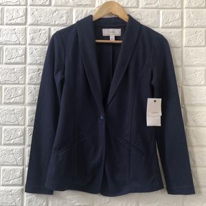 Nordstrom Caslon navy pea coat blazer